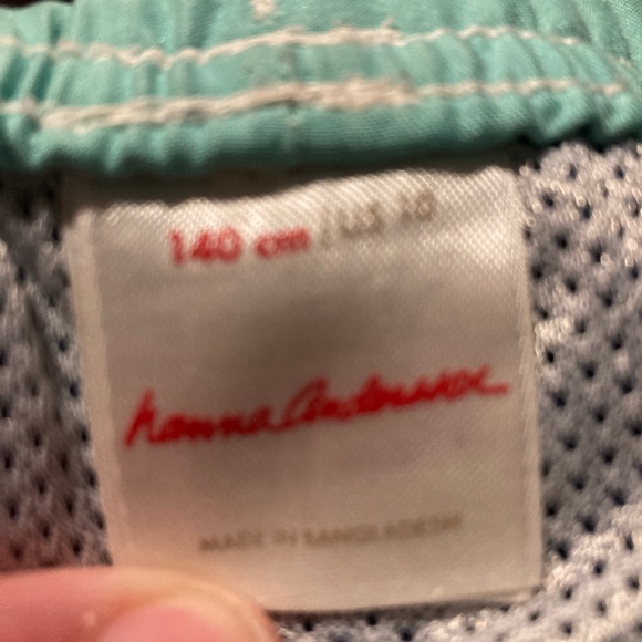 Hanna Anderson boys size 10 Swim Trunks or swimsuit with built in rash guard. - Picture 3 of 5